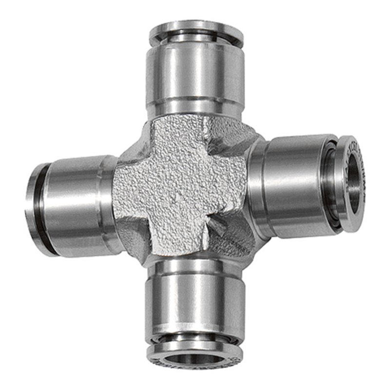 Riegler X-Steckverbindung, für Schlauch-Außen-Ã˜ 12, Edelstahl 1.4404