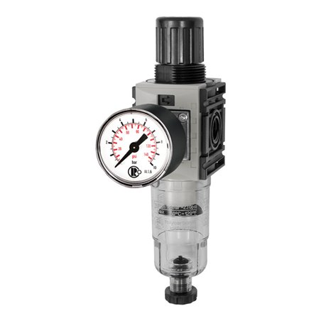 Riegler Filterregler »FUTURA-mini«, PC-Beh., Stand.mano, HA, G 1/4, 0,1-4