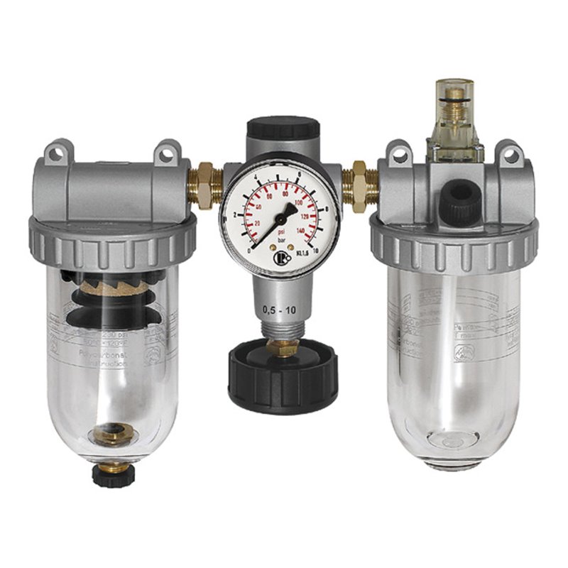 Riegler Wartungseinheit 3-tlg. »Standard«, mit PC-Behälter, BG 3, G 1