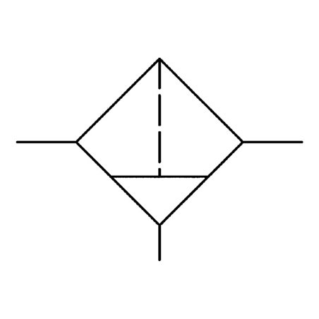 Riegler Filter  »GA «, PC-Beh., Schutzkorb, 5  µm, BG 400, G 1/2, Ablass: HA
