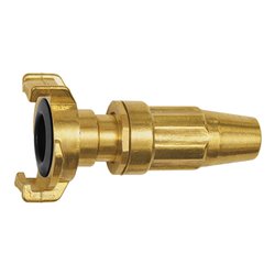 Riegler GEKA-Spritzdüse mit Kupplungsanschluss, Messing blank, DN 25