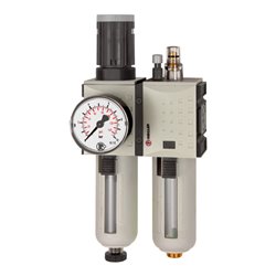 Riegler Wartungseinheit 2-tlg.  »FUTURA «, PC, BG 1, G 3/8, 0,5 - 8 bar, HA