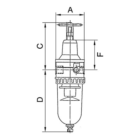 Riegler Filterregler »Standard«, mit Metallbehälter, BG 4, G 3/4, 678.42 M P