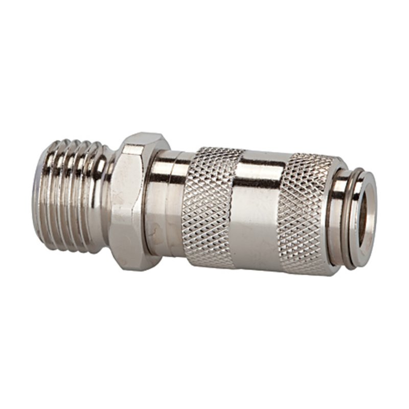 Riegler Schnellverschlusskupplung NW 2,7, Edelstahl 1.4404, G 1/8 AG