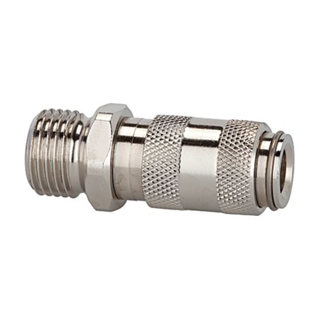 Riegler Schnellverschlusskupplung NW 2,7, Edelstahl 1.4404, G 1/8 AG