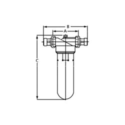 Riegler Feinfilter »Bavaria«, Trinkwasser, DVGW-geprüft, 90 µm, R 1 1/4