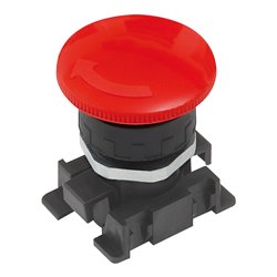 Riegler Roter Pilztaster mit Notrastung