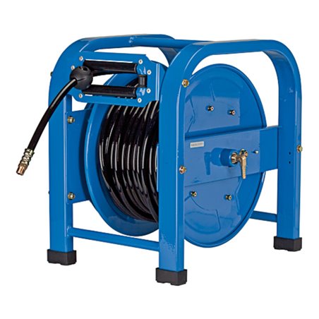 Riegler Schlauchaufroller, mobiler Einsatz, PU-Schlauch Durchmesser 12x8, G 3/8, 50 m