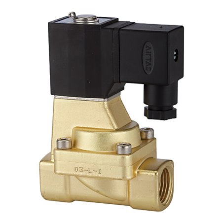 Riegler 2/2-Wege-MV., MS, NC, vorg., 24 V DC, G 1, PN 0,5-10 bar