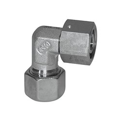 Riegler Einstellbare Winkel-Verschraubung, Dichtkegel, Rohr-AÃ¸18 ES