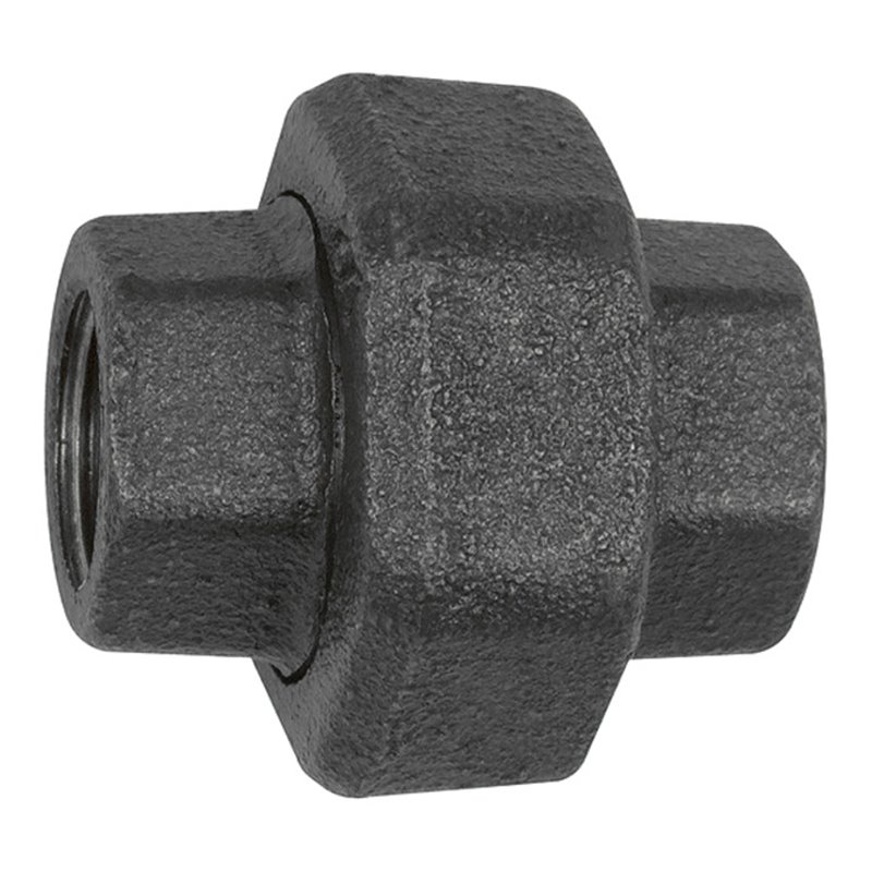 Riegler Verschraubung 330, flachdicht., Rp 2 1/2, Rp 2 1/2,Temperg. schw.