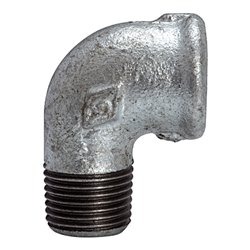 Riegler Winkel 92, 90°, IG/AG, Rp/R 3, schwarzer Temperguss feuerverz.