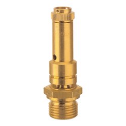 Riegler Sicherheitsventil DN 8, Messing, G 3/8, Ansprechdruck 6 bar