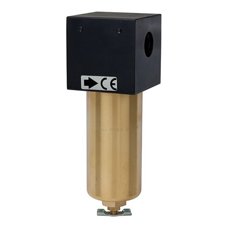 Riegler Filter für hohe Drücke bis 60 bar, mit Handablassventil, G 1/2