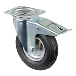 BS Lenkrolle mit Feststeller lager Stahlfelge