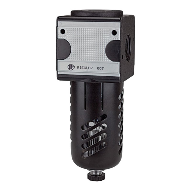 Riegler Mikrofilter  »multifix «, mit PC-Behälter, Schutzkorb, BG 1, G 1/4