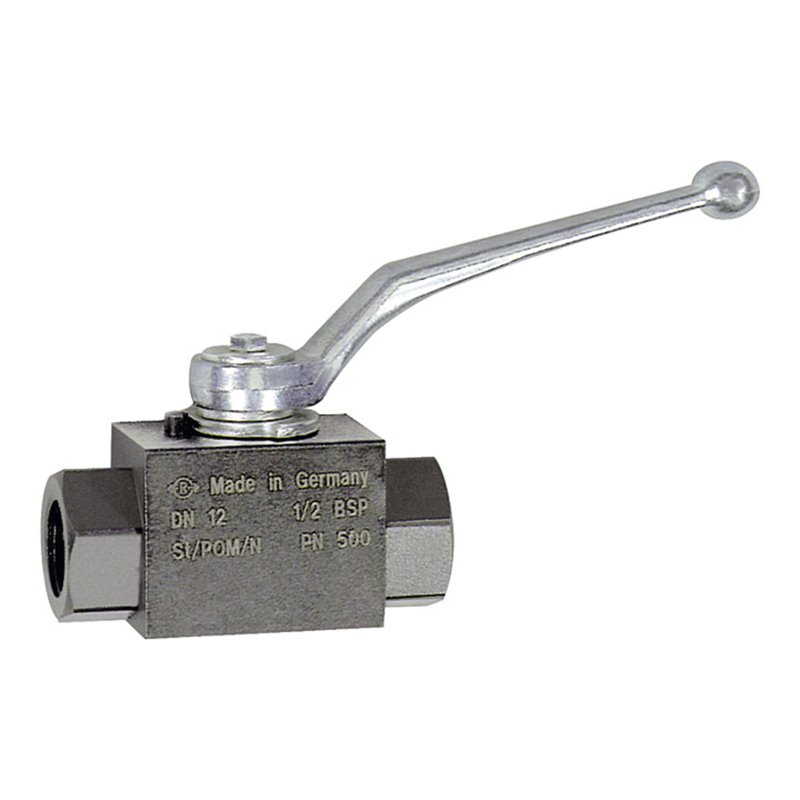 Riegler Kugelhahn, Hochdruckausführung, G-Innengewinde, Stahl, G 3/4