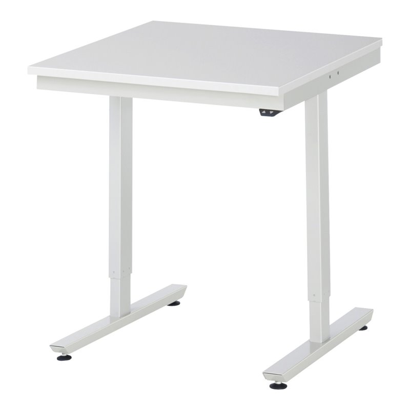 RAU Arbeitstisch adlatus 150 elektrisch höhenverstellbar EGB-Arbeitsplatte mit Melaminharzbeschichtung (volumenleitfaehig)