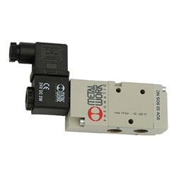 Riegler 3/2-Wegeventil, elektropneu., monostabil, G 1/2, NC, 230 V, 50 Hz