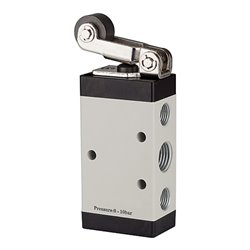 Riegler 5/2-Wegeventil, mechanisch betätigt, »M5«, Rollenhebel, G 1/4