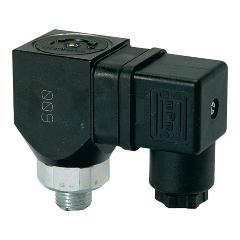 Riegler Druckschalter, Wechselkont. drehbar, Stahl ver., G 1/8, 10-70 bar