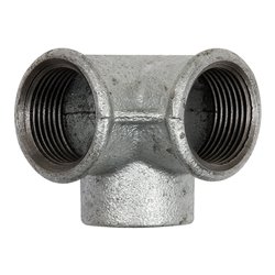 Riegler Winkelverteiler 221, IG/IG/IG, Rp 2, schwarzer Temperguss