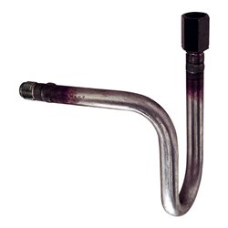 Riegler Wassersackrohr in U-Form, Anschlusszapfen, G 1/2, Stahl