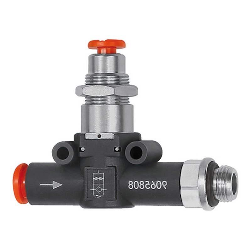 Riegler Pneum.entsperrb.Rückschlagventil Schl.-Gew., G 1/4, Schl.8