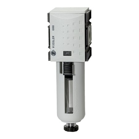 Riegler Filter »FUTURA« mit PC-Behälter, Schutzkorb, 5 µm, BG4, G 3/4, VA