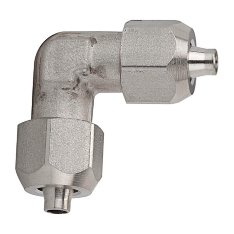 Riegler Winkelverbinder, für Schlauch 8/6 mm, Edelstahl 1.4404