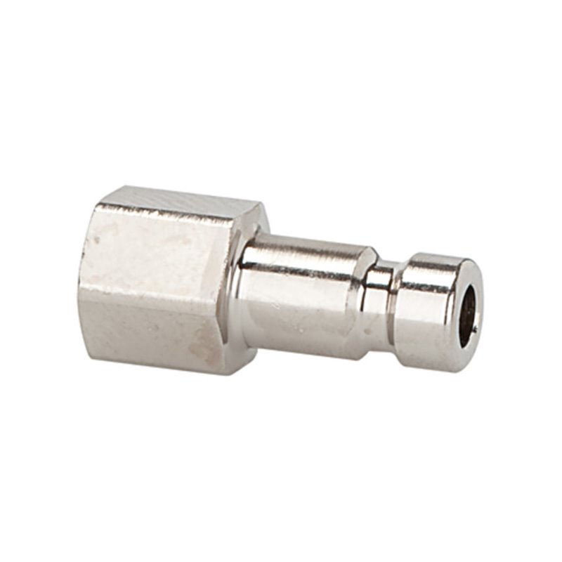 Riegler Nippel für Kupplungen NW 2,7, Edelstahl 1.4404, G 1/8 IG, SW 12