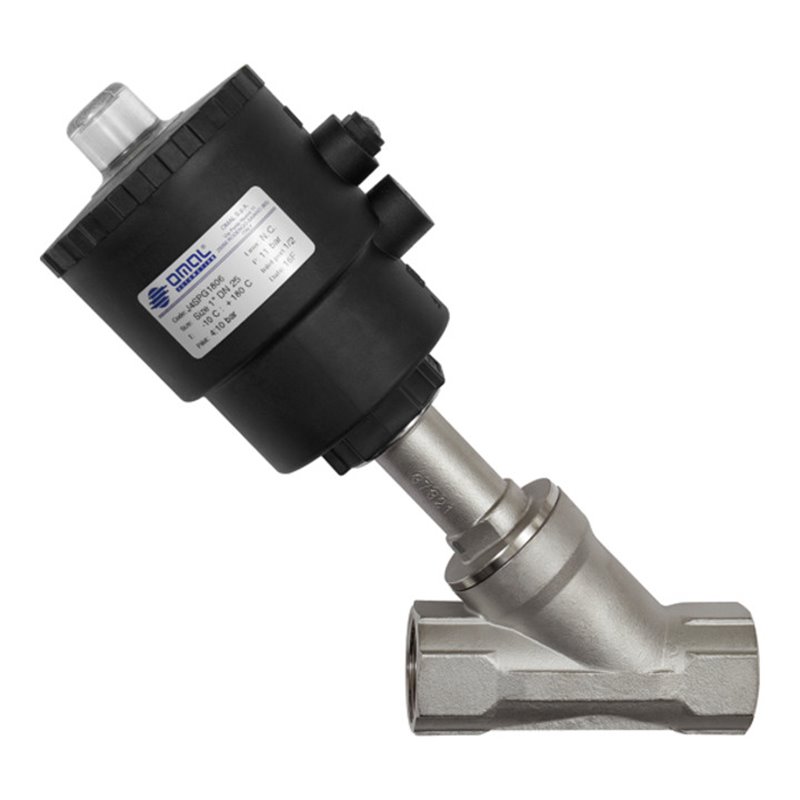 Riegler Schrägsitzventil ohne NAMUR-Schnittstelle, ES, G 1/2, max. 16 bar