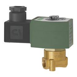 Riegler 2/2-Wege-MV., MS, NC, direktg., 24 V DC, FPM, G 1/8, PN 0-8 bar