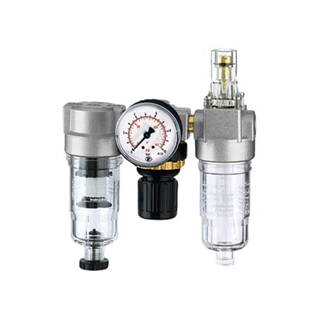 Riegler Wartungseinheit 3-tlg.  »Standard-mini «, PC-Behälter, BG 0, G 1/4