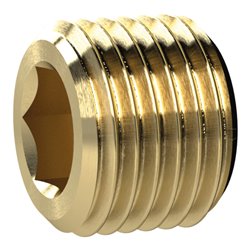 Riegler Verschlussschraube, Innensechskant, ohne Bund, G 2, SW 32, MS