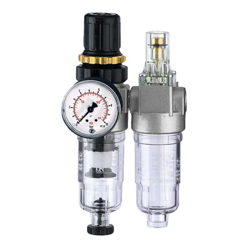 Riegler Wartungseinheit 2-tlg.  »Standard-mini «, PC-Behälter, BG 0, G 1/4