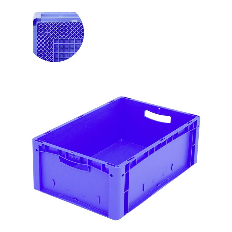 Bito Eurostapelbehälter XL mit Rippenboden RX blau 400 mm 600 mm
