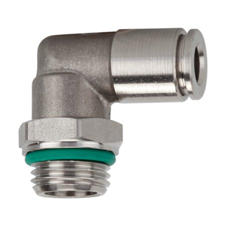 Riegler L-Steckverschrau., drehbar, G 1/4 a., Schl.-Ã˜ 8, 15bar, ES 1.4404