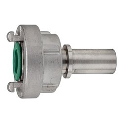 Riegler Storz-Kupplung, Stutzen, Schaleneinband, Alu, Größe 52-C, LW 38