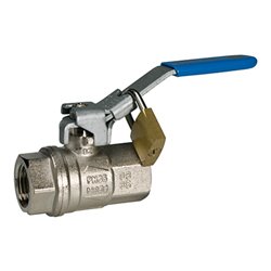 Riegler Sicherheitskugelhahn abschließbar o. Entlüftung. MS ver. Rp 1 1/2