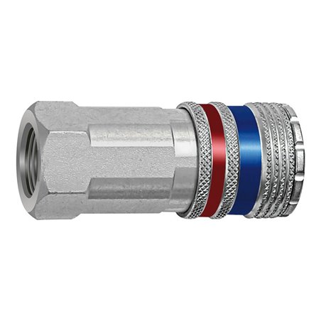 Riegler Sicherheitskupplung NW 10, Stahl/Messing verzinkt, G 3/8 IG