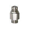 Riegler Mini-Abblasventil, Edelstahl, G 1/8, Ansprechdruck 1,0 - 4,0 bar