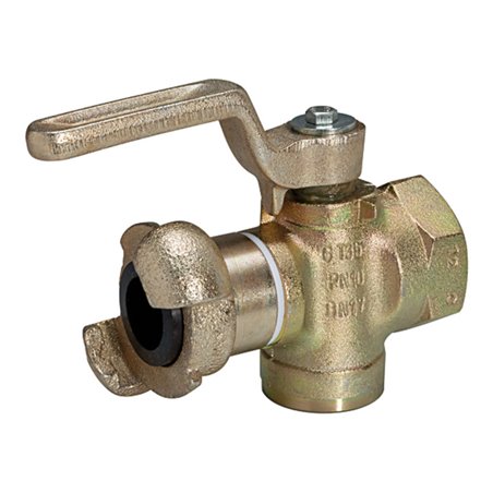 Riegler Kükenhahn, einseitige Kuppl., Hebelanschlag, Entlüftung, G 1/2 IG