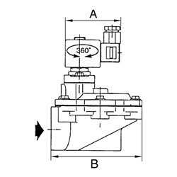 Riegler Impulsmembranventil, NC, 24 V DC int. Vorsteuerung, G 3/4, TPE, MV 4211-1 G