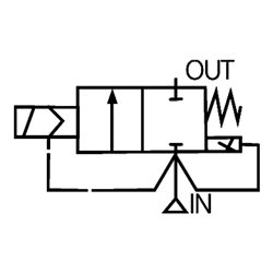Riegler Impulsmembranventil, NC, 24 V DC int. Vorsteuerung, G 3/4, TPE, MV 4211-1 G