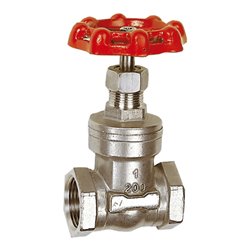 Riegler Muffen-Absperrschieber, Edelstahl 1.4401/1.4408, G 1 1/2