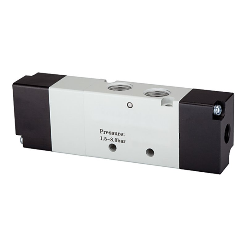 Riegler 5/3-Wegeventil, pneumatisch, »4A« Mitte entlü., G 1/8, 400l/min