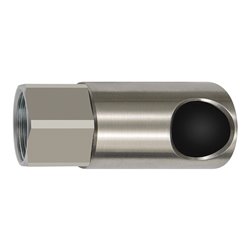 Riegler Druckknopf-Sicherheitskupplung NW 11, ISO 6150 C, ES, G 3/8 IG