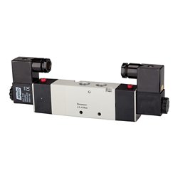 Riegler 5/3-Wegeventil elektropneum. Mitte entlüftet, M5, 230 V, 50 Hz