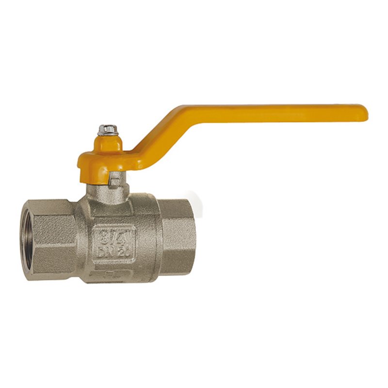 Riegler Kugelhahn EN 331, DVGW, Handhebel, IG/IG, MS vernickelt, Rp 1 1/4